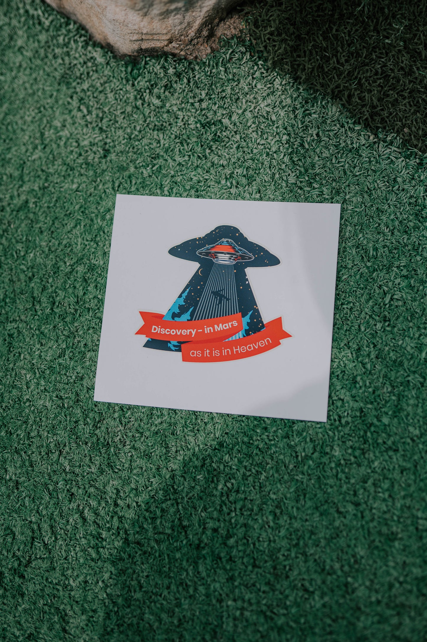 Sticker | Discovery – in Mars 3" (Premium Vinyl)
