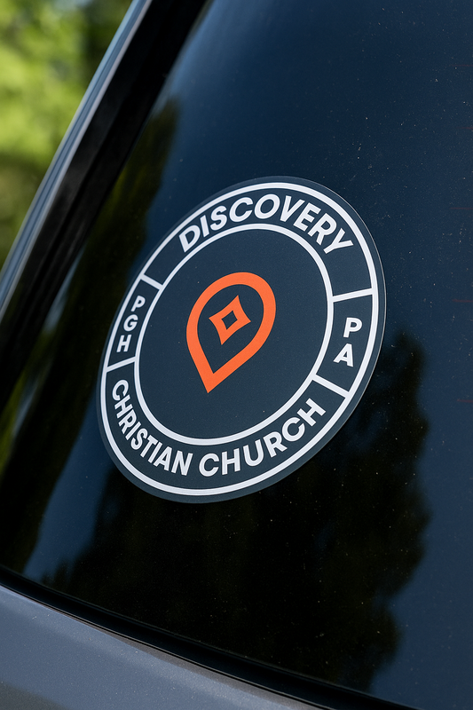 Discovery Car Window Decal (4x4)