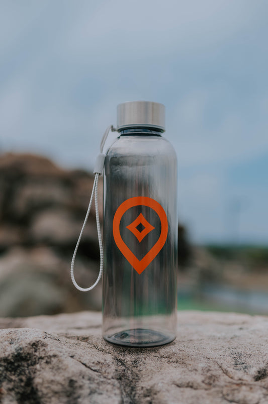 17 oz Small Travel Water Bottle (recycled plastic)