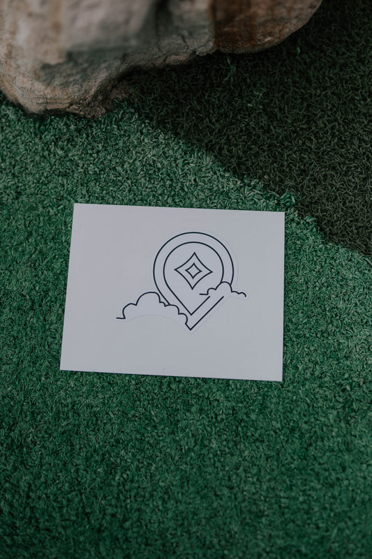Sticker | Cloud Pin (3" Premium Vinyl)