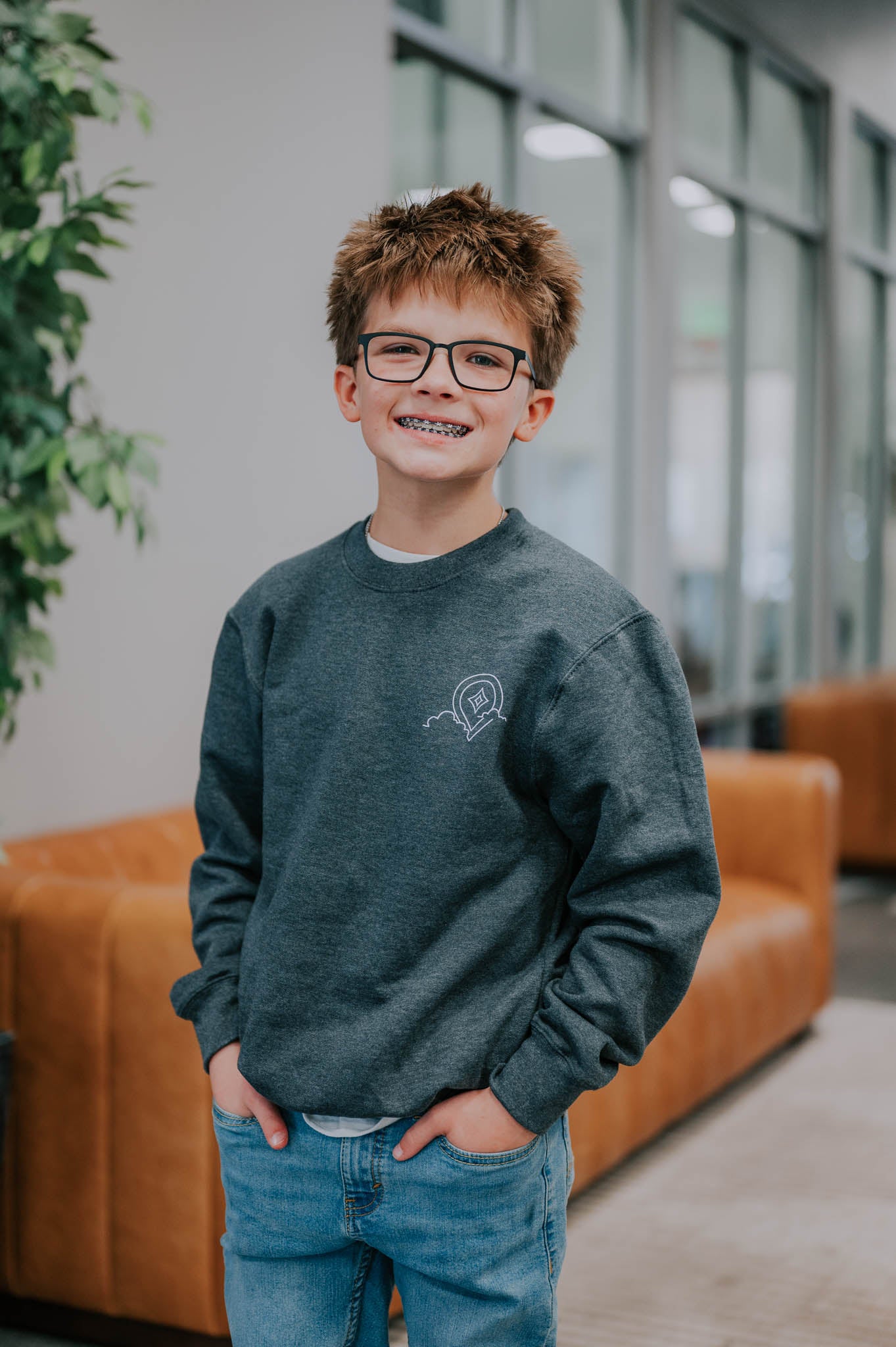 Crewneck Sweatshirt (Youth) | Topography Edition