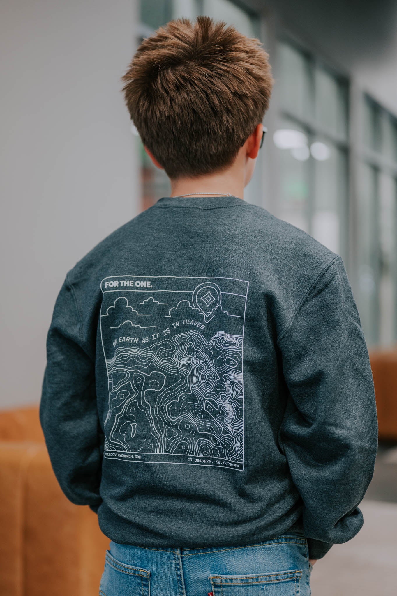 Crewneck Sweatshirt (Youth) | Topography Edition