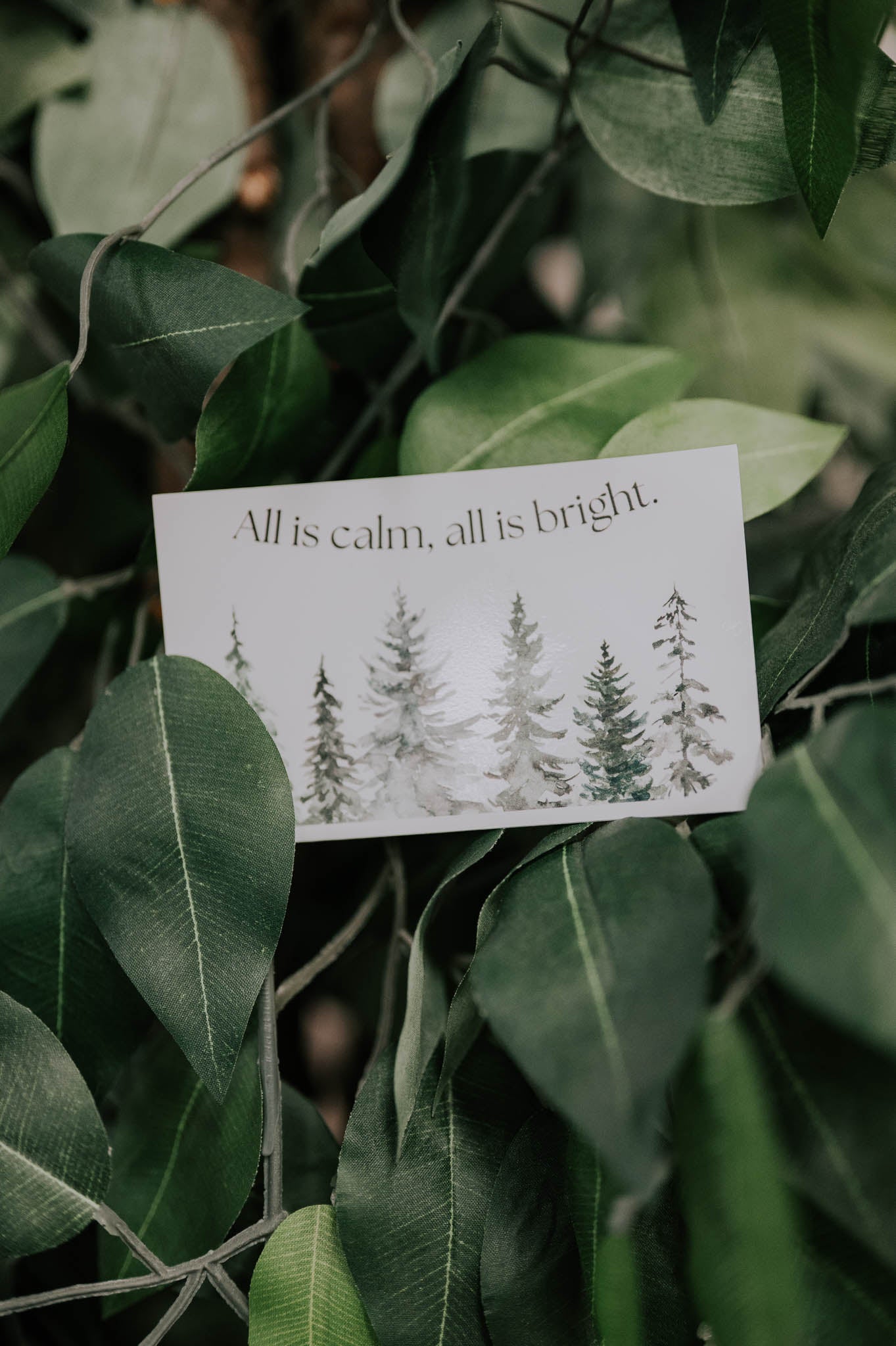 Sticker | All is Calm All is Bright  (4" Premium Vinyl)